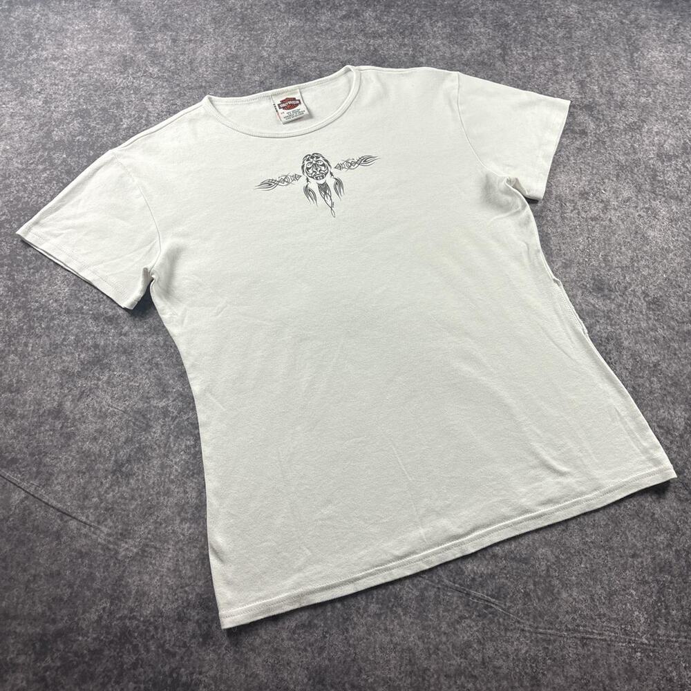 Harley-Davidson Killer Creek Roswell GA Women’s White Graphic T-Shirt 2X